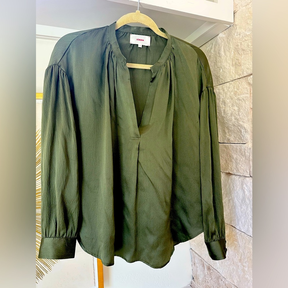 Xirena Silk Blouse- Extra Small